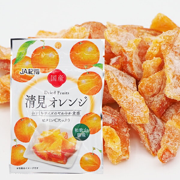 国産 和歌山県産 ドライフルーツ 清見オレンジ 20g 国産ドライフルーツ みかん オレンジ お菓子 おやつ JA紀南