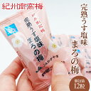 【送料無料】【ポスト投函】完熟うす塩味まろの梅 12粒(個包装) 塩分7% おためし ご飯のお供 うめぼし 漬物 和歌山県産 紀州産 南高梅 ピロ包装