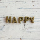 アルファベットパーツセット「HAPPY」【 ハーバリウム キャンドル 制作 ツール デコレーション アンティーク調 DIY】