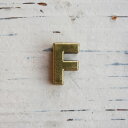 アルファベットパーツ F 【 ハーバリウム キャンドル 制作 ツール デコレーション アンティーク調 DIY】