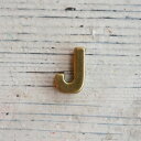 アルファベットパーツ J 【 ハーバリウム キャンドル 制作 ツール デコレーション アンティーク調 DIY】