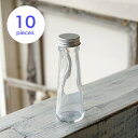 ハーバリウム 瓶 10個 コーン 50ml キャップ付き 【 ハーバリウム瓶 キット 10本 ガラス瓶 硝子瓶 角瓶 ボトル 角 ビン 50ml アロマディフュ...