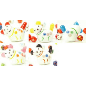 【2点で180円offクーポン対象!!】【いぬ玉】厄除け はりこ犬 とんぼ玉 ビーズ ガラスビーズ ガラス細工 動物 ガラス玉 ハンドメイド 材料 初心者 おしゃれ お守り かわいい 癒しグッズ 犬 張り子犬 魔除け 安産祈願 干支 置物 犬雑貨【商用利用可】