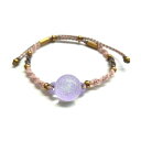 【小型宅配便】Dichroic Twist Bracelet(ブレス)No.190【Natural Glass】進藤貴允氏作品 宇宙ガラス ブレスレット ダイク...