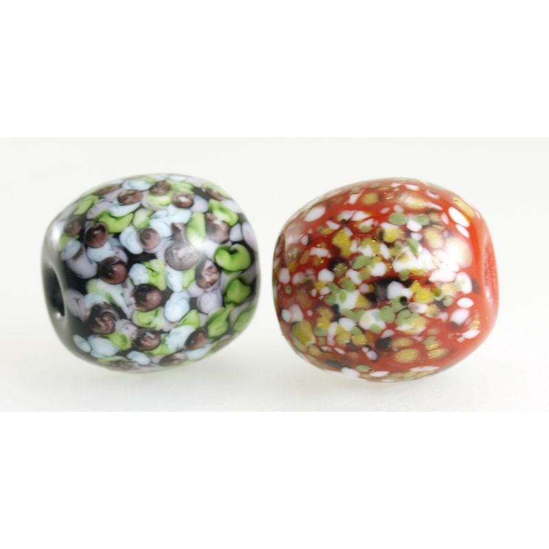 樂天商城 - 【2点で180円offクーポン対象!!】【10 Geometric2】16mm とんぼ玉 ビーズ ガラスビーズ ガラス細工 ガラス玉 ハンドメイド 材料 初心者 おしゃれ お守り かわいい 癒しグッズ 雑貨【商用利用可】