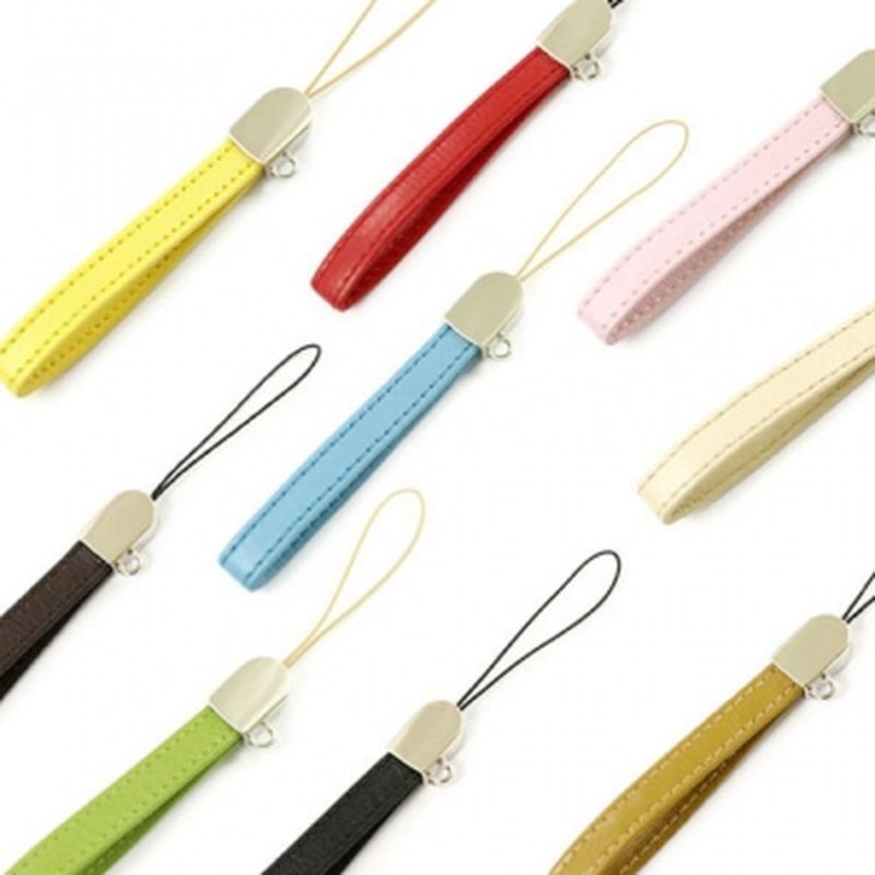 【2点で180円offクーポン対象!!】【本革ストラップ】パーツ アクセサリー ビーズ とんぼ玉 ハンドメイド 手作り 手芸 材料 素材 初心者のサムネイル