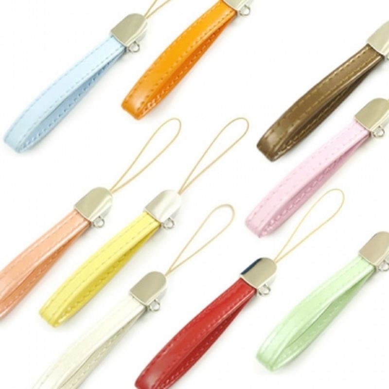 樂天商城 - 【2点で180円offクーポン対象!!】【エナメル革ストラップ】パーツ アクセサリー ビーズ とんぼ玉 ハンドメイド 手作り 手芸 材料 素材 初心者
