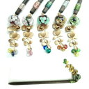 【水中花(ふたえ)かんざし】木製 木 かんざし 一本 シンプル 普段使い 花 和 とんぼ玉 トンボ玉 浴衣 簪 かわいい 髪飾り 結婚式 ガラス ヘアアクセサリ...