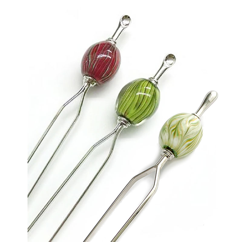 【お得な2個セット】【光弦(こうげん)かんざし】玉かんざし かんざし 一本 シンプル 普段使い 和 とんぼ玉 トンボ玉 浴衣 簪 かわいい 髪飾り 結婚式 赤 ...