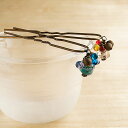 【お得な2個セット】【クリスタル マーブル かんざし ピン】かんざし シンプル 普段使い 和 とんぼ玉 トンボ玉 浴衣 簪 かわいい 髪飾り 結婚式 赤 ガラス...