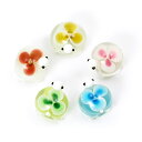 【2点で180円offクーポン対象!!】【花咲ガメmini】12mm 亀 雑貨 とんぼ玉 ビーズ ガラスビーズ ガラス細工 動物 ガラス玉 材料 初心者 おしゃれ お守り かわいい 可愛い グッズ カメ かめ 長寿祝い 癒しグッズ【商用利用可】