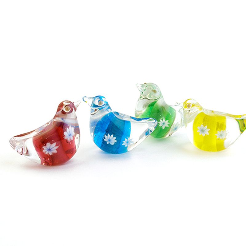 樂天商城 - 【2点で180円offクーポン対象!!】【クリアぽっぽ玉】13mm×20mm 小鳥 雑貨 とんぼ玉 ビーズ ガラスビーズ ガラス細工 動物 ガラス玉 ハンドメイド 材料 初心者 おしゃれ お守り かわいい インコ 鳥 癒しグッズ ガラス細工 干支 置物【商用利用可】
