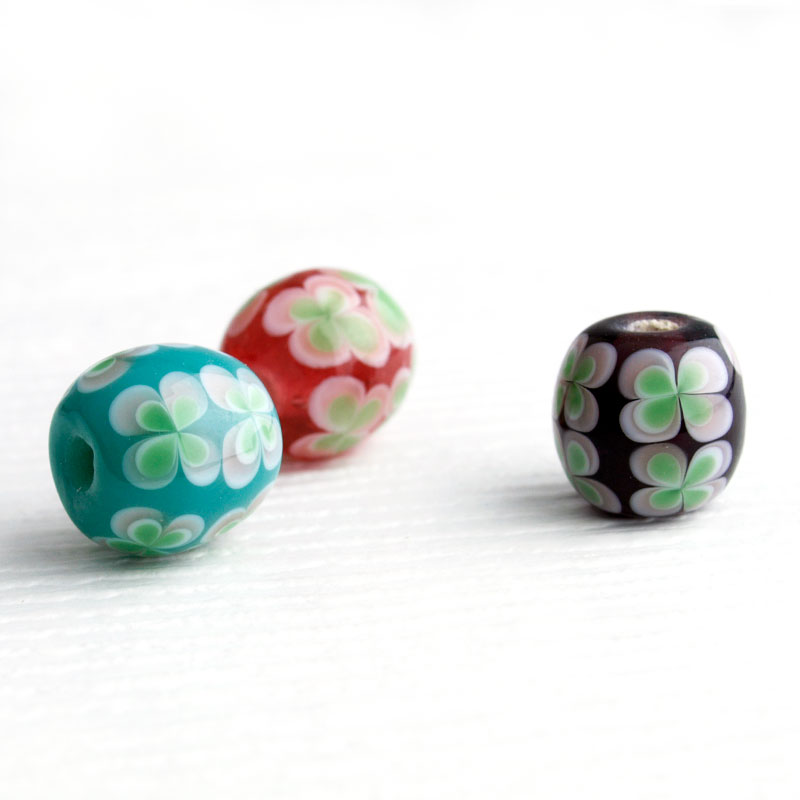 樂天商城 - 【2点で180円offクーポン対象!!】【9 レトロ mini】買い回り 10mm 花 とんぼ玉 ビーズ ガラスビーズ ガラス細工 花 ガラス玉 パワーストーン バラ売り ハンドメイド 材料 初心者 おしゃれ お守り かわいい 癒しグッズ 雑貨【商用利用可】