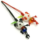 【お得な2個セット】【パンダ ストラップ】パンダ グッズ 携帯ストラップ 落下防止 おしゃれ かわいい トンボ玉 ストラップ スマホ お守り 根付 キーホルダー...