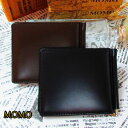 MOMO マネークリップ付 折財布 本革 高級 財布 メンズ 馬革 水牛革 レザー ウォレット コードバン バッファロー マネークリップ おしゃれ 誕生日 父の...