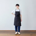 フォグリネンワーク　エプロン fog linen work（フォグリネンワーク） リネンデイリーエプロン ブラック [LKA324-17]【メンズ レディース 男性用 女性用 男女兼用 カフェ おしゃれ かわいい シンプル リネン 麻 無地】