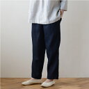 ■キナル別注■ fog linen work（フォグリネンワーク） テーパードパンツ ネイビー［ZKINARU078-104］