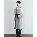 フォグリネンワーク　エプロン fog linen work（フォグリネンワーク） リネンパイピングエプロン ナチュラル [LKA117-N] 【メンズ レディース 男性用 女性用 男女兼用 ロング丈 カフェ おしゃれ かわいい シンプル リネン 麻 無地】