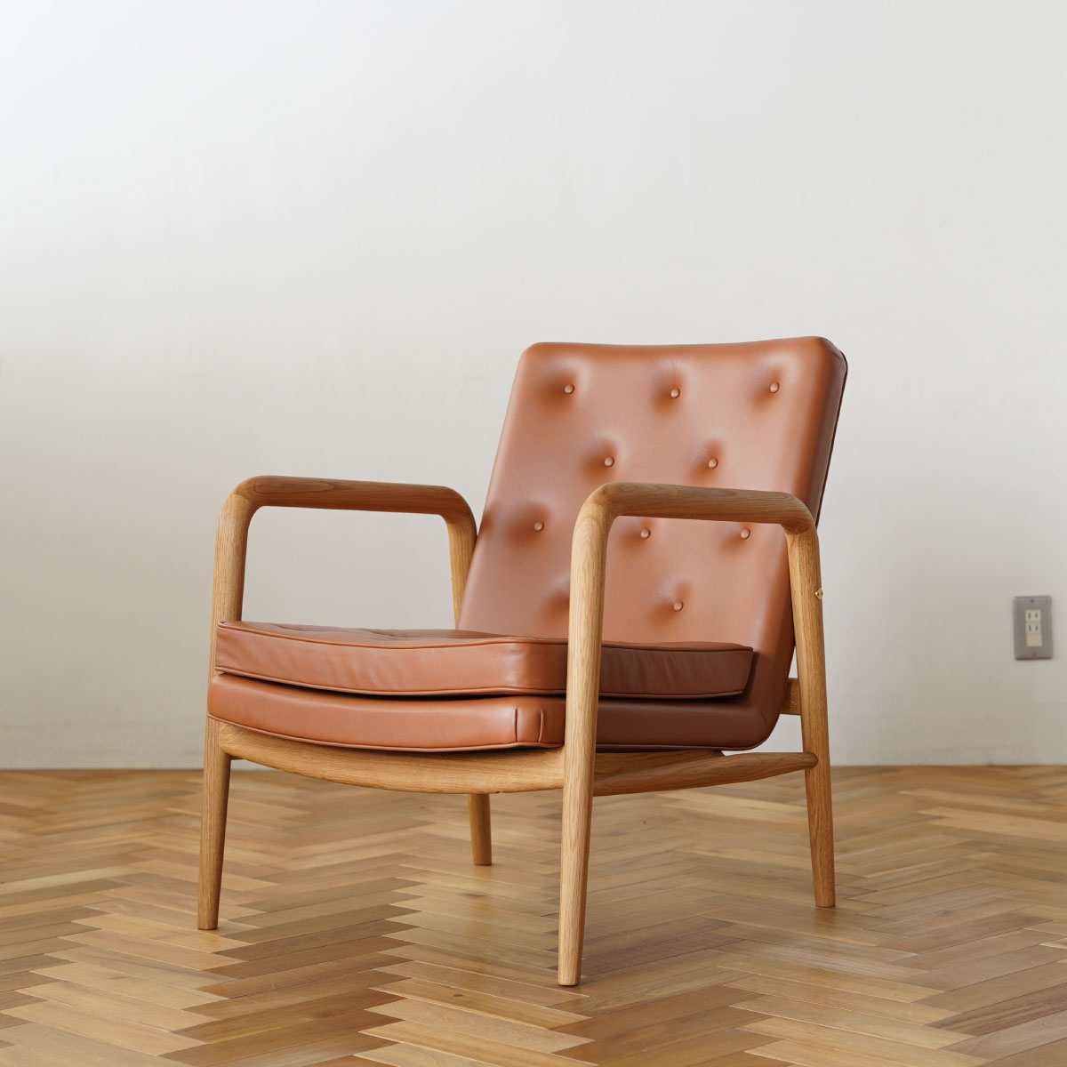 VLA76 Foyer Lounge Chair レザー ラウンジチェアSif95 本革 オーク/オイル仕上げ CARL HANSEN & SON （カールハンセン ）