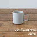 HASAMI PORCELAIN（ハサミポーセリン）Mug Cup/マグカップ Medium Gloss Gray/グロスグレイ [HPM020/12895]