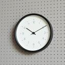 ＜購入特典付き＞Lemnos/タカタレムノス NEUT wall clock /ニュート ウォールクロック ブラック