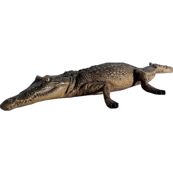 動物 オブジェ 休息するクロコダイル インテリア イベント ディスプレイ Crocodile Resting 4ft.