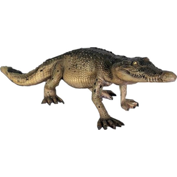 動物 オブジェ 歩くクロコダイル インテリア イベント ディスプレイ Crocodile Walking