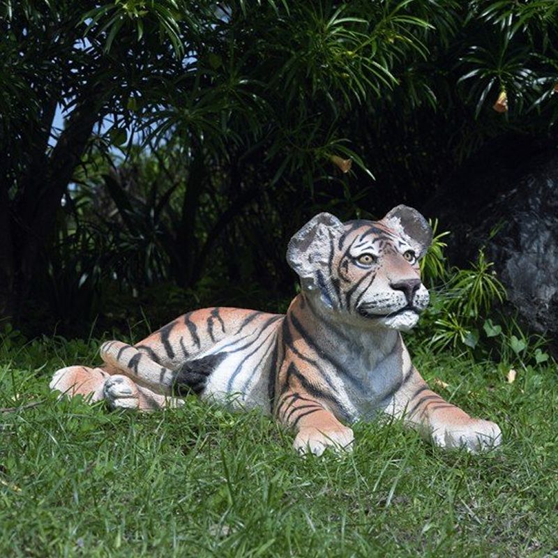 乐天商城 - 実物大 動物 オブジェ 見つめる子タイガー インテリア イベント ディスプレイ