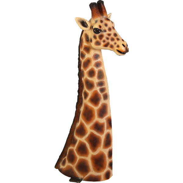 樂天商城 - 動物 オブジェ キリンの頭部 インテリア イベント ディスプレイ Giraffe Head