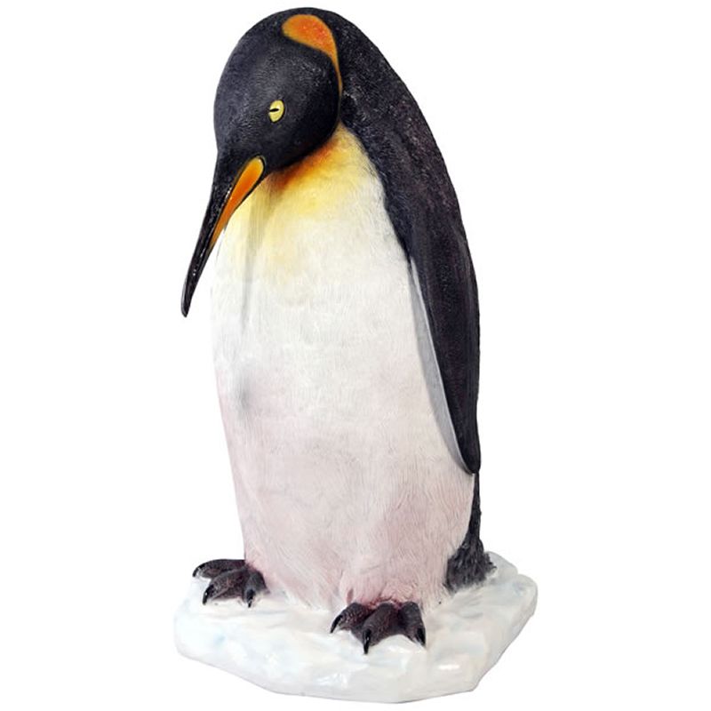 乐天商城 - 実物大 海 オブジェ ねむいキングペンギン インテリア イベント ディスプレイ ペンギン ぺんぎん 眠り