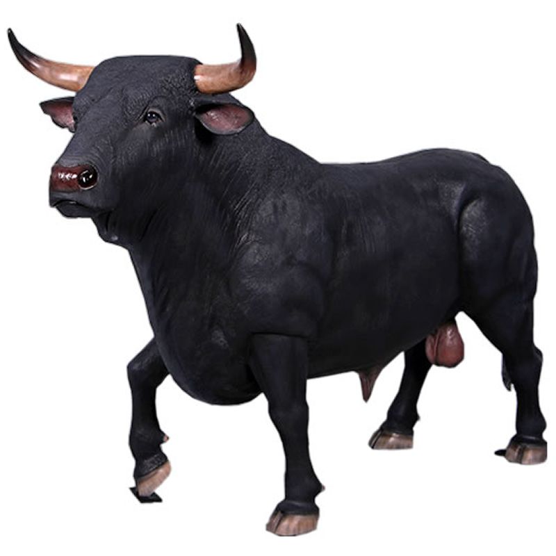 乐天商城 - 実物大 動物 オブジェ スペインの闘牛 インテリア イベント ディスプレイ 牛 うし ウシ