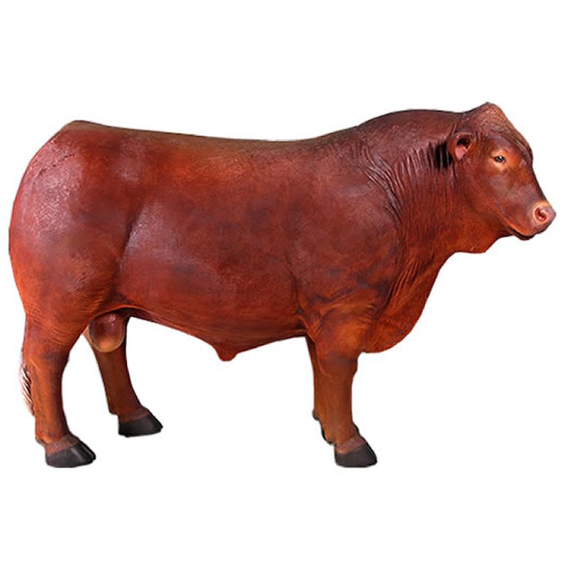 実物大 動物 オブジェ アンガス牛・ブラウン インテリア イベント ディスプレイ 牛 うし ウシ