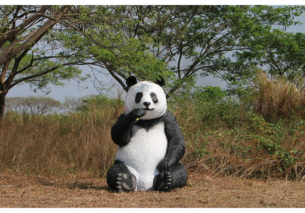 乐天商城 - 動物 オブジェ パンダ インテリア イベント ディスプレイ Sitting Panda Jumbo