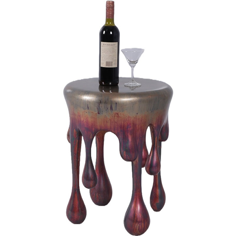乐天商城 - オブジェ したたる雫のサイドテーブル インテリア イベント ディスプレイ Drip Side Table
