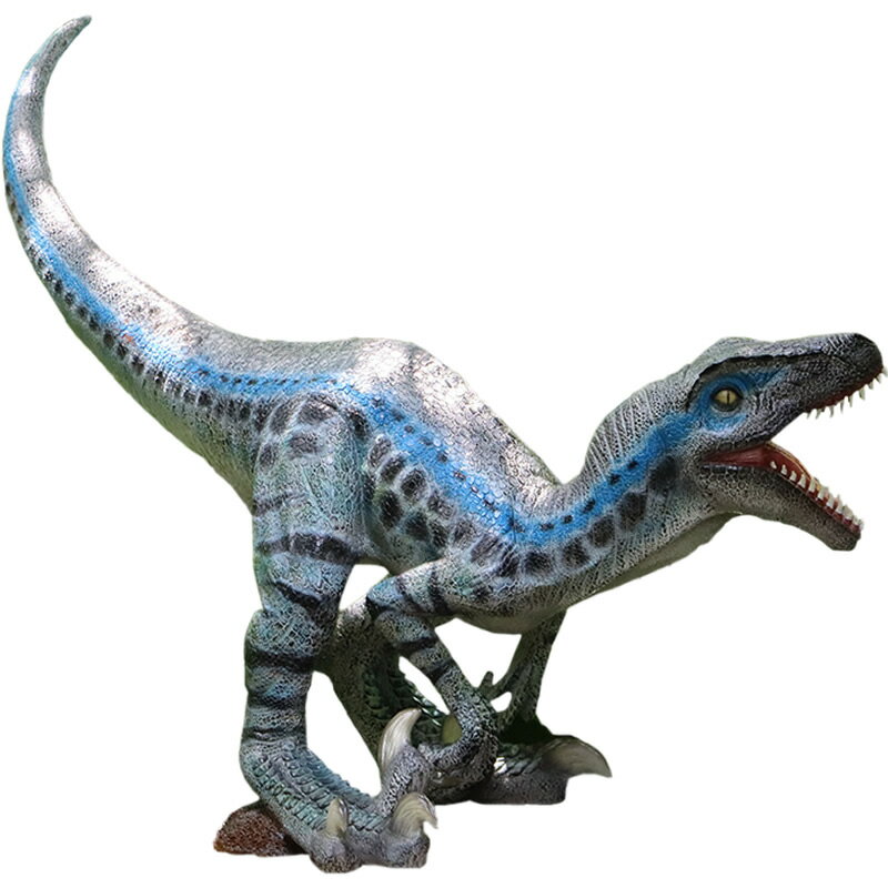乐天商城 - 恐竜 オブジェ 強力な牙をもつヴェロキラプトル インテリア イベント ディスプレイ Velociraptor - Thunder Jaws -