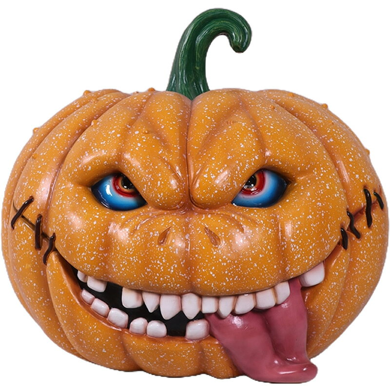 乐天商城 - オブジェ 恐怖のハロウィンパンプキンブラザーズ#2 インテリア イベント ディスプレイ Pumpkin Brothers Curly