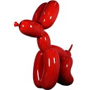 オブジェ 風船バルーンドッグ犬レッド インテリア イベント ディスプレイ Balloon Dog Gelcoat Version