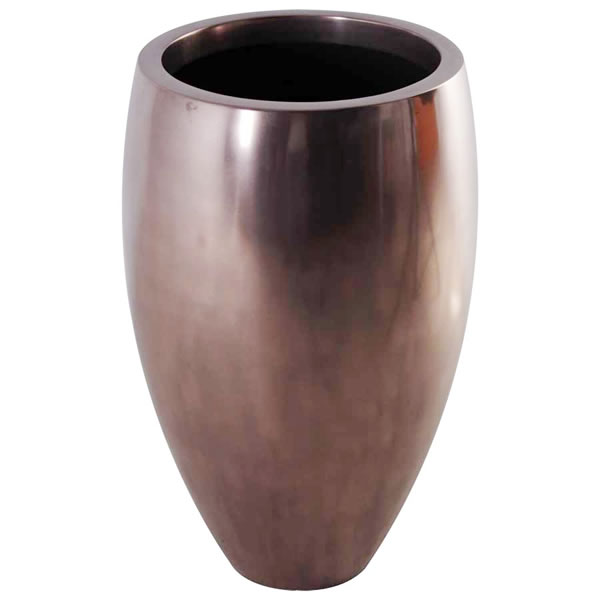 乐天商城 - オブジェ フルート型プランター（ブロンズ） インテリア イベント ディスプレイ Classic Planter 49x81cm