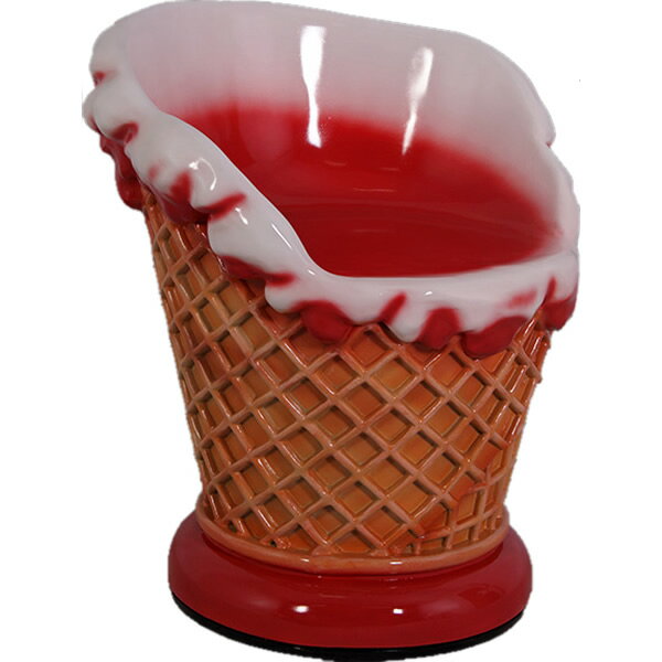 樂天商城 - オブジェ アイスクリームチェア（赤） インテリア イベント ディスプレイ Ice Cream Chair