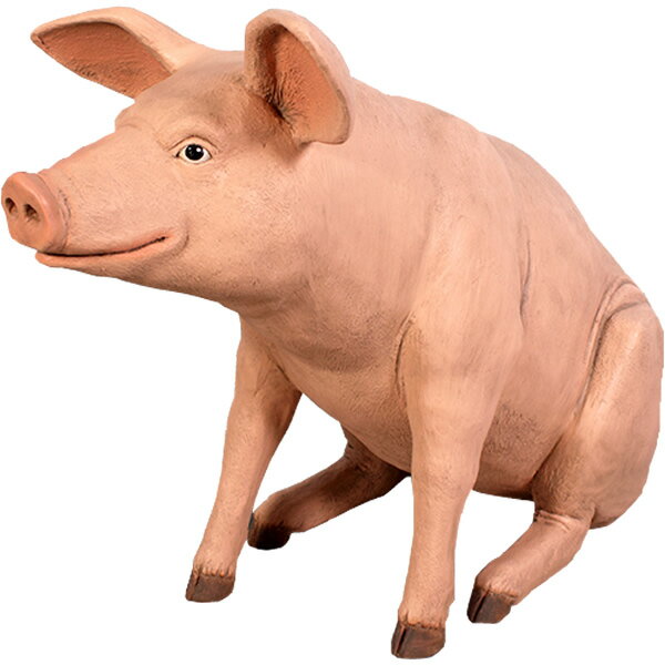 Rakuten - 動物 オブジェ ゆかいな豚さんBR インテリア イベント ディスプレイ Large Pig
