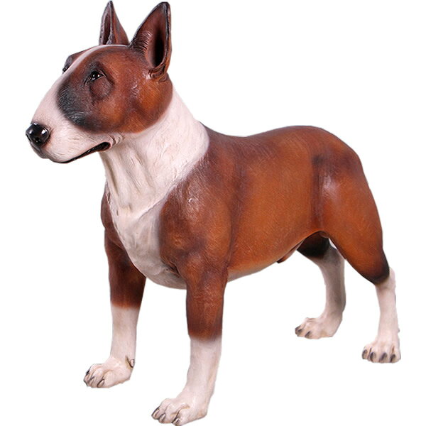 乐天商城 - 動物 オブジェ ブルテリア ライトブラウン インテリア イベント ディスプレイ Bull Terrier