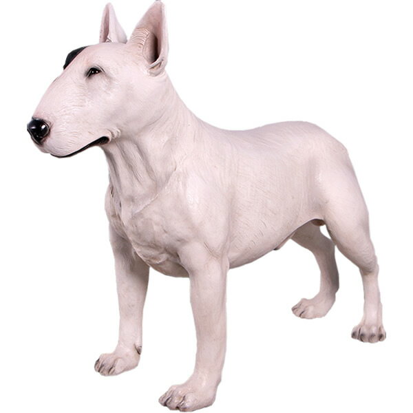 乐天商城 - 動物 オブジェ ブルテリア ホワイト インテリア イベント ディスプレイ Bull Terrier