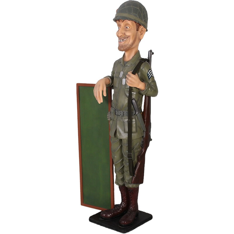乐天商城 - オブジェ 痩せた兵士 インテリア イベント ディスプレイ Skinny Soldier