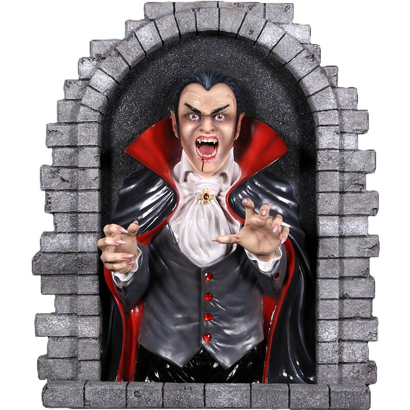 オブジェ ドラキュラ伯爵 壁掛け インテリア イベント ディスプレイ Dracula wall decor