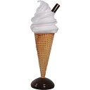 オブジェ 巨大なソフトアイスクリーム スティック付き インテリア イベント ディスプレイ Soft Serve Ice Cream