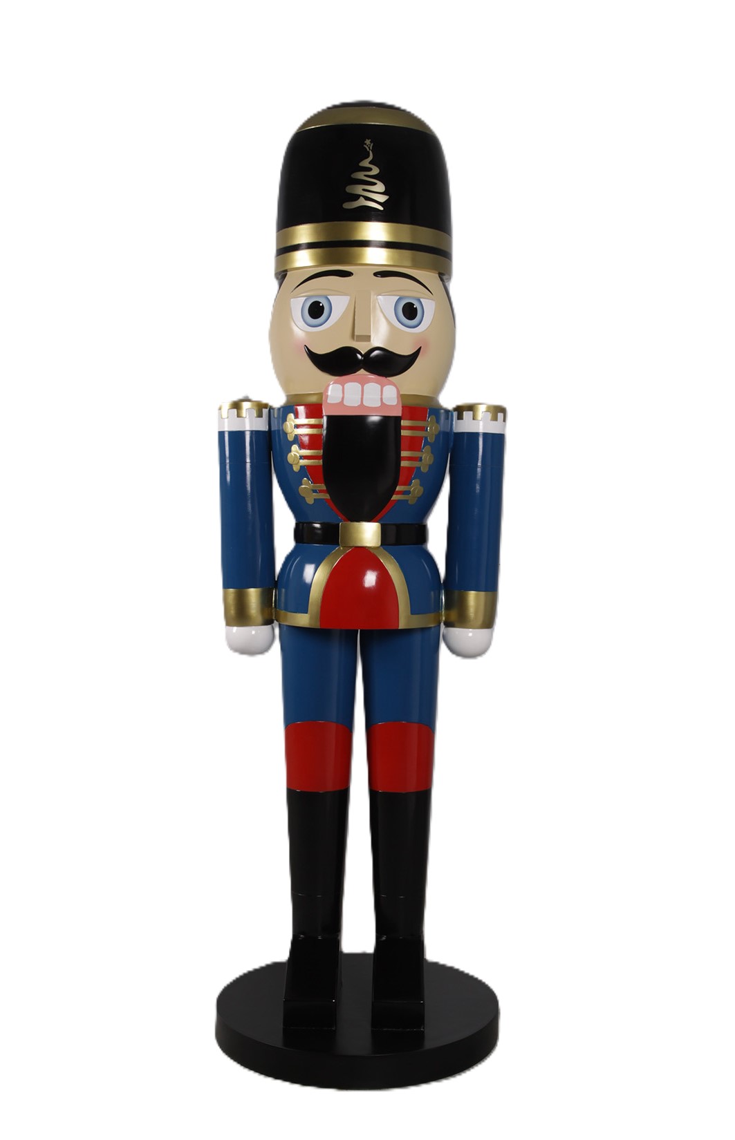乐天商城 - オブジェ 青色のくるみ割り人形 240cm インテリア イベント ディスプレイ Nutcracker Guard 8ft.
