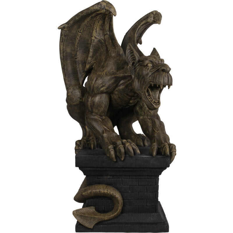 乐天商城 - オブジェ ガーゴイル インテリア イベント ディスプレイ Gargoyle on Plinth