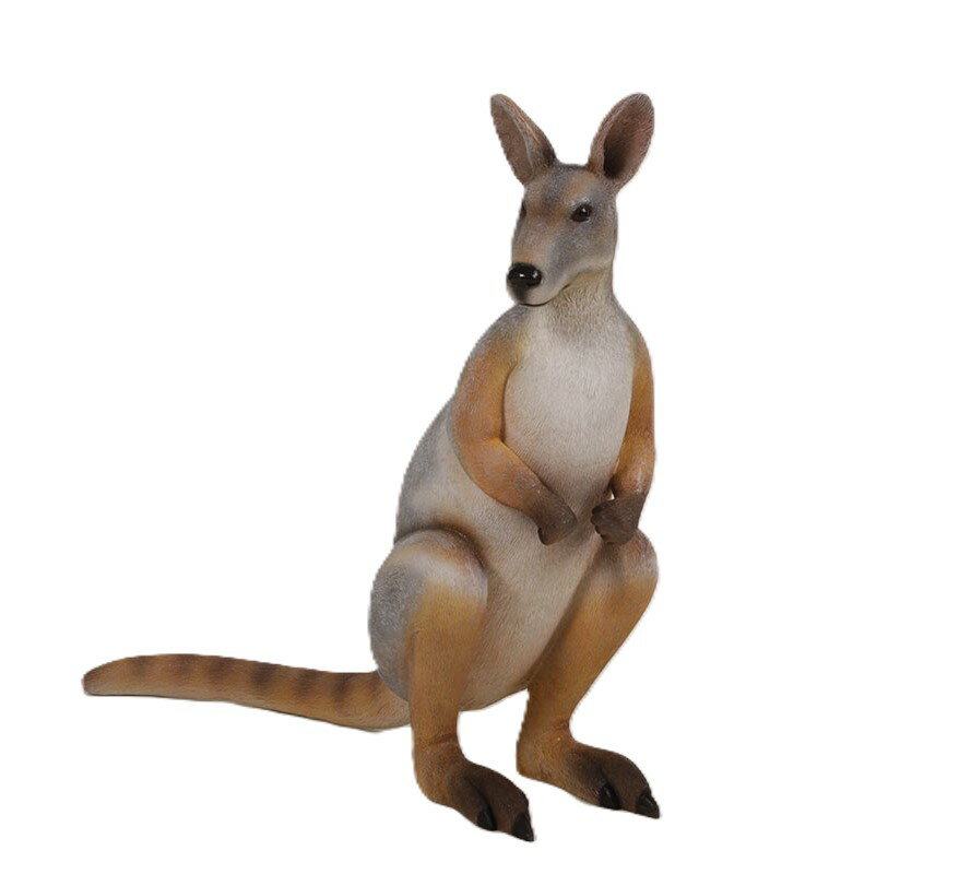 乐天商城 - 動物 オブジェ 立つワラビー インテリア イベント ディスプレイ Wallaby Standing