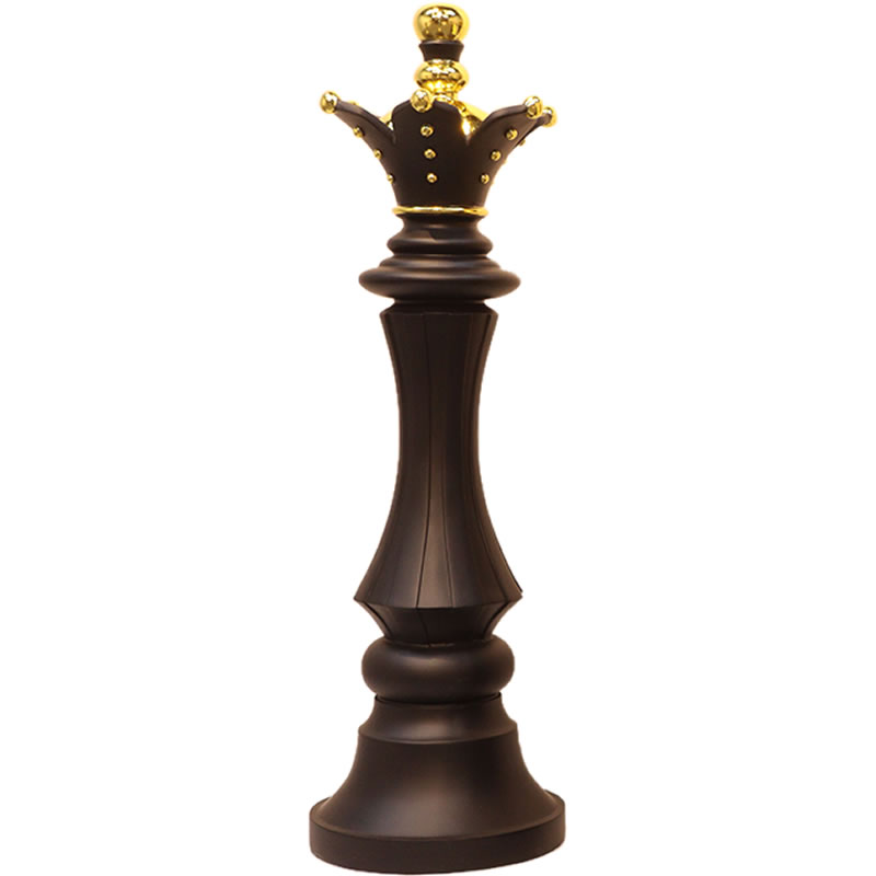 オブジェ 等身大のチェス駒 クイーン ブラック インテリア イベント ディスプレイ Chess Queen
