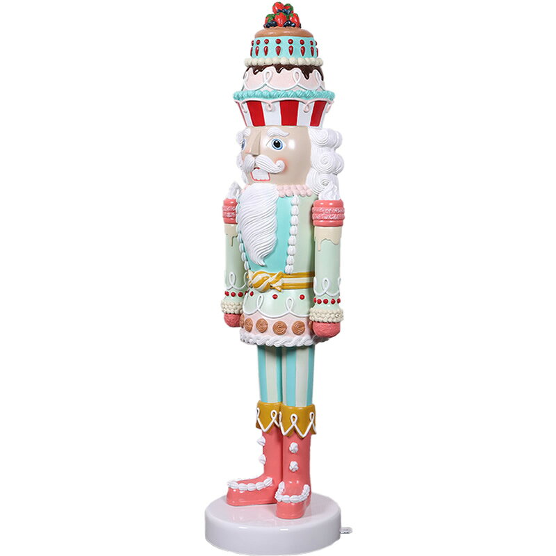 オブジェ クリスマスケーキ くるみ割り人形 123cm インテリア イベント ディスプレイ Nutcracker Candy Cake 4ft. kinchan-10016277 Gracious サンプル画像2